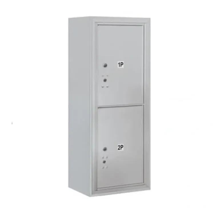 Mailboxes 3810S-2PAFU Salsbury 10 Door High Surface Mounted 4C Horizontal Parcel Locker with 2 Parcel Lockers in Aluminum with USPS Access - One-stop shop for professional tools and equipment.