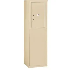 Mailboxes 3906S-1PSFP Salsbury 6 Door High Free-Standing 4C Horizontal Parcel Locker with 1 Parcel Locker in Sandstone with Private Sccess - One-stop shop for professional tools and equipment.