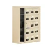 Mailboxes 19158-15SSC Salsbury Surface Mounted Cell Phone Locker with 15 S Doors (14 usable) in Sandstone - Resettable Combination Locks - One-stop shop for professional tools and equipment.
