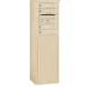 Mailboxes 3906S-04SFU Salsbury 6 Door High Free-Standing 4C Horizontal Mailbox with 4 Doors in Sandstone with USPS Sccess - One-stop shop for professional tools and equipment.