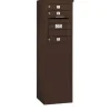 Mailboxes 3906S-03ZFP Salsbury 6 Door High Free-Standing 4C Horizontal Mailbox with 3 Doors in Bronze with Private Zccess - One-stop shop for professional tools and equipment.