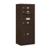 Mailboxes 3810S-03ZFP Salsbury 10 Door High Surface Mounted 4C Horizontal Mailbox with 3 Doors and 1 Parcel Locker in Bronze with Private Zccess - One-stop shop for professional tools and equipment.