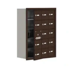 Mailboxes 19158-20ZRK Salsbury Recessed Mounted Cell Phone Locker with 20 Z Doors (19 usable) in Bronze - Keyed Locks - One-stop shop for professional tools and equipment.