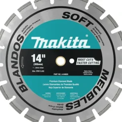 Makita A-94655 14& Diamond Blade, Segmented, Soft Material - One-stop shop for professional tools and equipment.