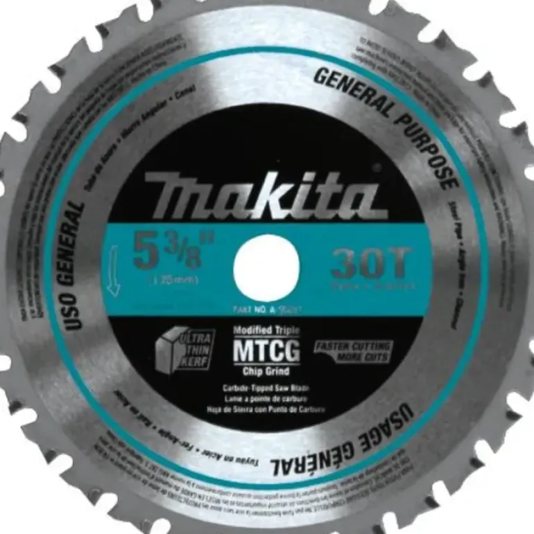Makita A-95037 5‘3/8& 30T Carbide‘Tipped Saw Blade, Metal/General Purpose - One-stop shop for professional tools and equipment.