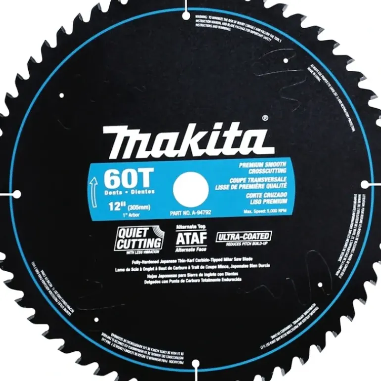 Makita A-94792 12& 60T Ultra‘Coated Miter Saw Blade - One-stop shop for professional tools and equipment.