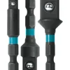 Makita A-97673 ImpactX, 3 Pc. 2³ Socket Adapter Set - One-stop shop for professional tools and equipment.