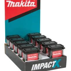 Makita A-97405-10 ImpactX, #2 Square Recess 2³ Power Bit, 10 x 15/pk, Display - One-stop shop for professional tools and equipment.