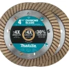 Makita B-69705 4‘1/2& Diamond Blade, Turbo, General Purpose, 2/pk - One-stop shop for professional tools and equipment.