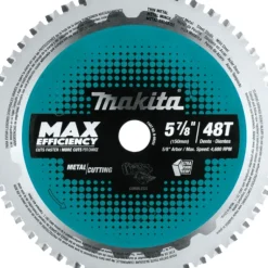 Makita B-69250 5‘7/8& 48T Carbide‘Tipped Max Efficiency Saw Blade, Thin Metal - One-stop shop for professional tools and equipment.