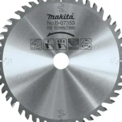Makita B-07353 6‘1/2& 48T Carbide‘Tipped Plunge Saw Blade - One-stop shop for professional tools and equipment.