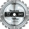Makita D-45989 7‘1/4& 24T Carbide‘Tipped Circular Saw Blade, Framing/General Purpose - One-stop shop for professional tools and equipment.