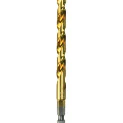 Makita D-23933 5/16& Titanium Coated Drill Bit, 1/4& Hex Shank - One-stop shop for professional tools and equipment.
