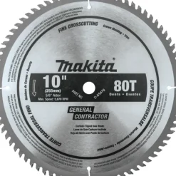 Makita D-65470 10& 80T Micro‘Polished Miter Saw Blade, Fine Crosscutting - One-stop shop for professional tools and equipment.