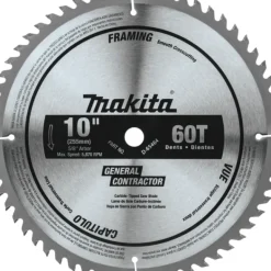 Makita D-65464 10& 60T Micro‘Polished Miter Saw Blade, Smooth Crosscutting - One-stop shop for professional tools and equipment.