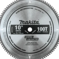 Makita D-65486 10& 100T Polished Miter Saw Blade, Ultra‘Fine Crosscutting - One-stop shop for professional tools and equipment.