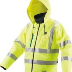 Makita DCJ206ZL 18V LXT® Lithium‘Ion Cordless High Visibility Heated Jacket, Jacket Only (L) - One-stop shop for professional tools and equipment.
