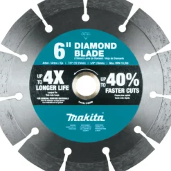 Makita E-02509 6& Diamond Blade, Segmented, General Purpose - One-stop shop for professional tools and equipment.