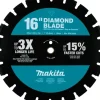 Makita E-02543 16& Diamond Blade, Segmented, Dual Purpose - One-stop shop for professional tools and equipment.
