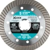 Makita E-07244 X‘LOCK 5& Turbo Rim Diamond Blade for Masonry Cutting - One-stop shop for professional tools and equipment.