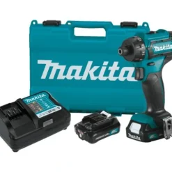 Makita FD10R1 12V max CXT® Lithium‘Ion Cordless 1/4& Hex Screwdriver Kit (2.0Ah) - One-stop shop for professional tools and equipment.