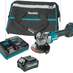 Makita GAG01M1 40V max XGT® Brushless Cordless 4‘1/2 / 5& Angle Grinder Kit, with Electric Brake (4.0Ah) - One-stop shop for professional tools and equipment.
