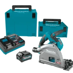 Makita GPS01M1J 40V max XGT® Brushless Cordless 6‘1/2& Plunge Circular Saw Kit, AWS® Capable (4.0Ah) - One-stop shop for professional tools and equipment.