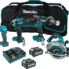 Makita GT400M1D1 40V max XGT® Brushless Cordless 4‘Pc. Combo Kit (2.5Ah/4.0Ah) - One-stop shop for professional tools and equipment.