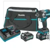Makita GWT08D 40V max XGT® Brushless Cordless 4‘Speed Mid‘Torque 1/2& Sq. Drive Impact Wrench Kit w/ Detent Anvil (2.5Ah) - One-stop shop for professional tools and equipment.