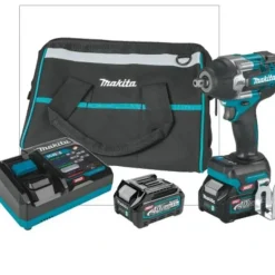 Makita GWT08D 40V max XGT® Brushless Cordless 4‘Speed Mid‘Torque 1/2& Sq. Drive Impact Wrench Kit w/ Detent Anvil (2.5Ah) - One-stop shop for professional tools and equipment.