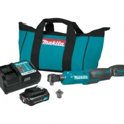 Makita RW01R1 12V max CXT® Lithium‘Ion Cordless 3/8& / 1/4& Sq. Drive Ratchet Kit (2.0Ah) - One-stop shop for professional tools and equipment.