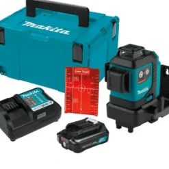 Makita SK700DNAJ 12V max CXT® Lithium‘Ion Cordless Self‘Leveling 360° 3‘Plane Red Laser Kit (2.0Ah) - One-stop shop for professional tools and equipment.