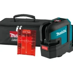 Makita SK105DZ 12V max CXT® Lithium‘Ion Cordless Self‘Leveling Cross‘Line Red Beam Laser, Tool Only - One-stop shop for professional tools and equipment.