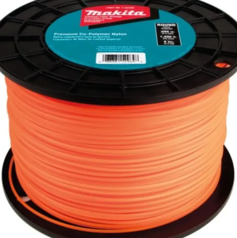 Makita T-03408 Round Trimmer Line, 0.095, Orange, 280™, 1 lbs. - One-stop shop for professional tools and equipment.
