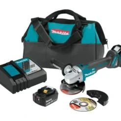 Makita XAG04T 18V LXT® Lithium‘Ion Brushless Cordless 4‘1/2 / 5& Cut‘Off/Angle Grinder Kit (5.0Ah) - One-stop shop for professional tools and equipment.