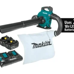 Makita XBU04PTV 36V (18V X2) LXT® Brushless Blower Kit with Vacuum Attachment Kit (5.0Ah) - One-stop shop for professional tools and equipment.
