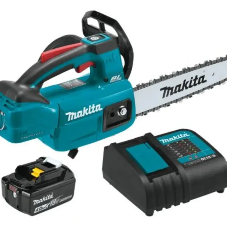 Makita XCU06SM1 18V LXT® Lithium‘Ion Brushless Cordless 10& Top Handle Chain Saw Kit (4.0Ah) - One-stop shop for professional tools and equipment.
