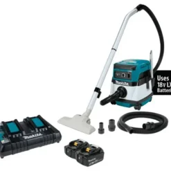 Makita XCV04PT 36V (18V X2) LXT®/Corded 2.1 Gallon HEPA Filter Dry Dust Extractor/Vacuum Kit (5.0Ah) - One-stop shop for professional tools and equipment.