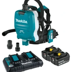 Makita XCV10PTX 36V (18V X2) LXT® Brushless 1/2 Gallon HEPA Filter Backpack Dry Dust Extractor Kit, AWS® Capable (5.0Ah) - One-stop shop for professional tools and equipment.