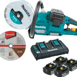 Makita XEC01PT1 36V (18V X2) LXT® Brushless 9& Power Cutter Kit, with AFT®, Electric Brake, 4 Batteries (5.0 Ah) - One-stop shop for professional tools and equipment.