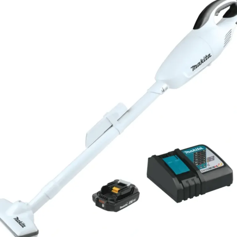 Makita XLC02RB1W 18V LXT® Lithium‘Ion Compact Cordless Vacuum Kit (2.0Ah) - One-stop shop for professional tools and equipment.