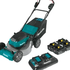 Makita XML07PT1 36V (18V X2) LXT® Brushless 21& Commercial Lawn Mower Kit with 4 Batteries (5.0Ah) - One-stop shop for professional tools and equipment.
