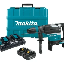 Makita XRH07PTUN 36V (18V X2) LXT® Brushless 1‘9/16& SDS‘MAX Advanced AVT® Rotary Hammer Kit, AFT®, AWS® (5.0Ah) - One-stop shop for professional tools and equipment.