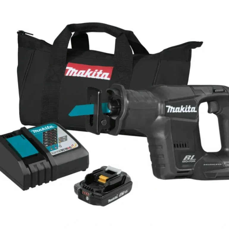 Makita XRJ07R1B 18V LXT® Lithium‘Ion Sub‘Compact Brushless Cordless Recipro Saw Kit (2.0Ah) - One-stop shop for professional tools and equipment.