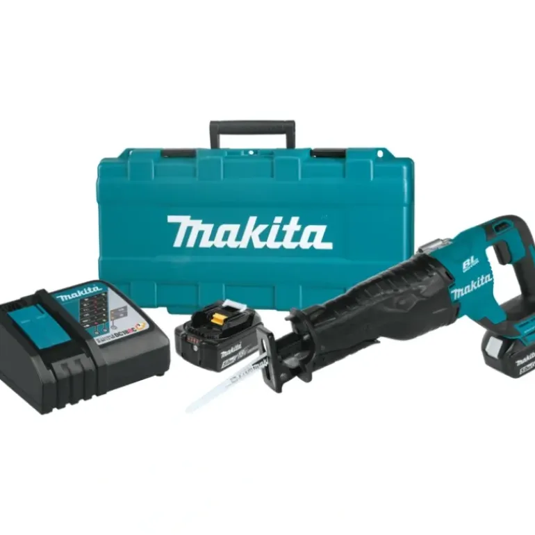 Makita XRJ05T 18V LXT® Lithium‘Ion Brushless Cordless Recipro Saw Kit (5.0Ah) - One-stop shop for professional tools and equipment.