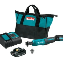 Makita XRW01SR1 18V LXT® Lithium‘Ion Cordless 3/8& / 1/4& Sq. Drive Ratchet Kit (2.0Ah) - One-stop shop for professional tools and equipment.