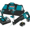 Makita XT328M 18V LXT® Lithium‘Ion Brushless Cordless 3‘Pc. Combo Kit (4.0Ah) - One-stop shop for professional tools and equipment.