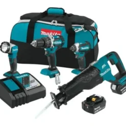 Makita XT453T 18V LXT® Lithium‘Ion Brushless Cordless 4‘Pc. Combo Kit (5.0Ah) - One-stop shop for professional tools and equipment.