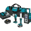 Makita XT338T 18V LXT® Lithium‘Ion Cordless Emergency Preparedness 3‘Pc. Combo Kit (5.0Ah) - One-stop shop for professional tools and equipment.