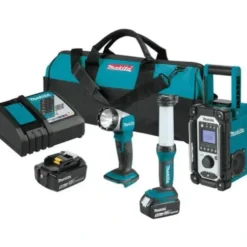 Makita XT338T 18V LXT® Lithium‘Ion Cordless Emergency Preparedness 3‘Pc. Combo Kit (5.0Ah) - One-stop shop for professional tools and equipment.